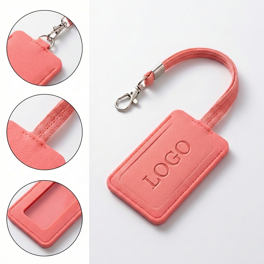 Premium Leather-Look Luggage Tag with Reinforced Strap